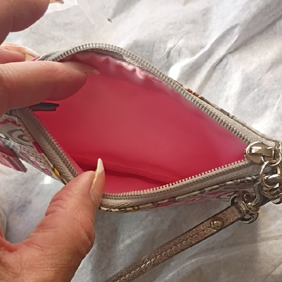 Coach Multicolor Graphic Wristlet - Picture 3 of 7